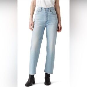 Levi’s ribcage ankle straight jeans